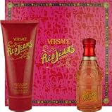 Red Jeans by Gianni Versace for Women 2 Piece Set Includes: 2.5 oz Eau de Toilette Spray + 6.7 oz Gentle Foam for Bath and Shower