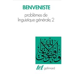 Probl�mes de linguistique g�n�rale, tome 2