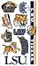 LSU Tigers Temporary Tattoos - Pack of 6