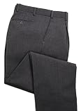 Stretch Wrinkle Resistant Merino Wool Men's Dress Pants, Single Pleat Trouser