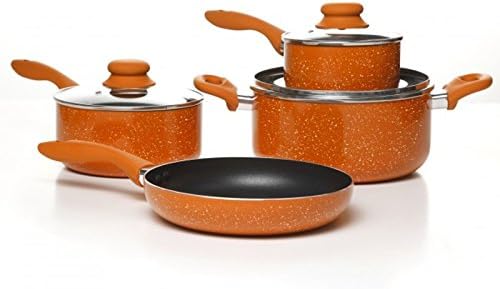 Simplemente Delicioso Casa Balboa 7-Piece Cookware Set, Orange