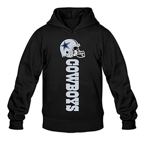 DVPHQ Men's Custom Dallas Logo Cowboys Sweater Black