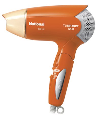National ターボドライ1200（静電気カットパネル付） オレンジ EH5102-D