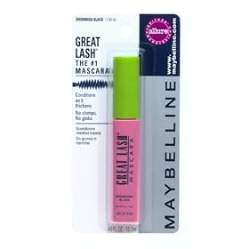 Maybelline Great Lash Mascara, Brownish Black (6 Mascaras)