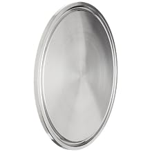 Dixon 16AMP-G300 Stainless Steel 304 Sanitary Fitting, Clamp End Cap, 3" Tube OD