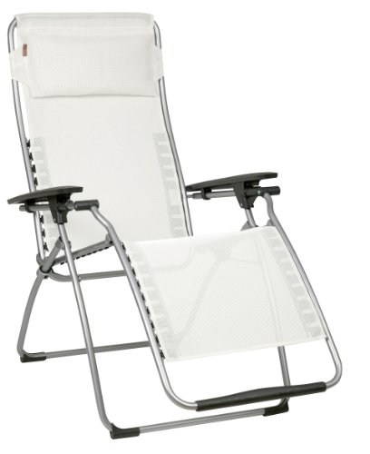 Lafuma LFM3062-5069 Relaxliege Futura Clipp&eacute;, Bezugfarbe wei&szlig; (Blanc) Preisvergleich