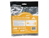 Kinamax HDMI-to-DVI-D Male-Male Gold Plated Cable (6 feet)