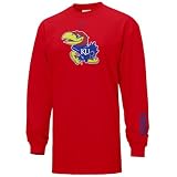 Nike Kansas Jayhawks Red Classic Logo Long Sleeve T-shirt