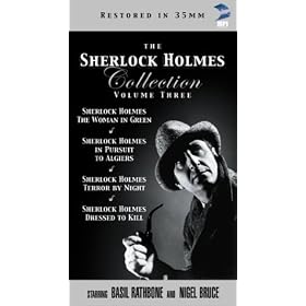 Sherlock Holmes Collection Volume 3 (Dressed to Kill/Pursuit to Algiers/Terror By Night/The Woman in Green) [VHS]