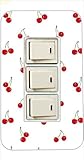 3ヶ口用 3口用 タイプ コンセント スイッチ カバー ジャケット ca761-4 チェリー さくらんぼ フルーツ カスタムカバー 交換用 3穴用 2穴用