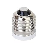 【ノーブランド品】E27-E12 LEDライト　ランプ　ねじ電球ソケット　アダプタ　コンバータ