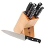 J.A. Henckels International Fine Edge Pro 7-Piece Knife Set with Hardwood Block