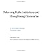 Book Reforming Public Institutions and Strengthening Governance: A World Bank Strategy November 2000