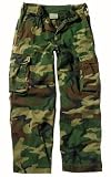 KID'S WOODLAND VINTAGE PARATROOPER FATIGUES