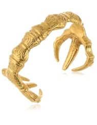 Devon Leigh Gold Dipped Claw Cuff Bracelet, 8"