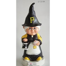 Pittsburgh Pirates Female Garden Gnome by Garden Gnomes