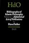 Bibliography of Islamic Philosophy: Alphabetical List of Publications (Handbook of Oriental Studies/Handbuch Der Orientalistik) (v. 1 & 2)