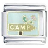 Camping Seasonal Jewelry Italian Charm