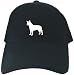 CAPS BLACK EMBROIDERY  AUSTRALIAN CATTLE DOG SILHOUETTE 