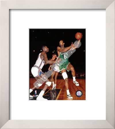 Bill Russell 1967 , Boston Celtics Framed Photographic Poster Print, 16x17