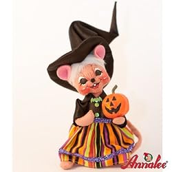 6" Jack O lantern Mouse By Annalee