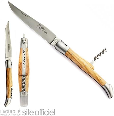 LAGUIOLE Olive wood sommelier collector's knife
