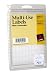 AVERY LABELS KUM KLEEN SQUARE BOX OF 1,000