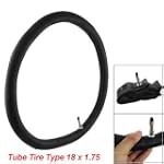 Amico Black Rubber Bike Inner Tube Tire Bicycle Replacing Tyre 18 x 1.75