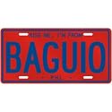 NEW " KISS ME , I AM FROM BAGUIO " PHILIPPINES LICENSE PLATE SIGN CITY
