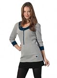 New England Patriots Women's Heather Grey Thermal Tunic from Touch by Alyssa Milano