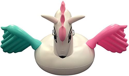 Giant Unicorn / Pegasus / Pegacorn Inflatable Raft Outdoor Swimming Pool Floatie Lounge Toy for Adults &amp; Kids