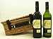 Fairtrade Wine Gift in a Wicker Hamper