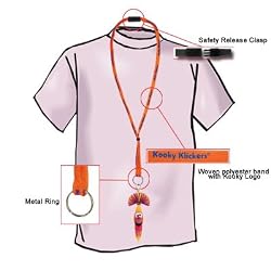 Kooky Lanyard - 19" Orange Lanyard
