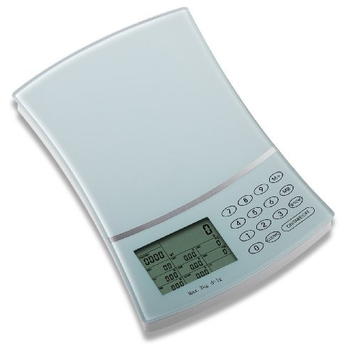 Newline Digital Nutrition Diet Scale with GI Value, White