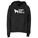 Sweatshirt Woman Black  Dogs Not Drugs : Belgian Malinois  Dog