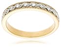 14k Yellow Gold Diamond Band (.08 cttw, G-H Color, I1 Clarity), Size 7