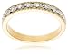 14k Yellow Gold Diamond Band (.08 cttw, G-H Color, I1 Clarity), Size 7