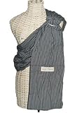 Maya Wrap Lightly Padded Ring Sling-New 2010 Colors (Medium, Dark Grey Stripe)