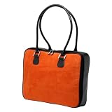 Mango Tango Faux Suede Laptop Carrying Case - Pumpkin (18)