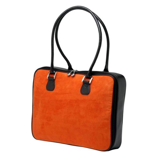 Mango Tango Faux Suede Laptop Carrying Case - Pumpkin (18)