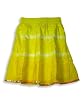 Cool Island - Girls 3 Tier Wrinkle Look Skirt, Yellow