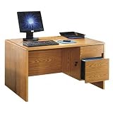 Review Lorell  / Lorell 44311 Computer Desk, Radius Series, 47-1/2 W x 29-3/4 D, Medium Oak