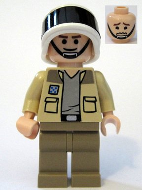 Lego Captain Antilles Star Wars 2 Inch Minifigure