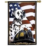 Dalmatians Fire Department Patriotic Flag 9/11 Tribute