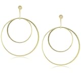 Kenneth Cole New York Large Gold Gypsy Hoop Ea