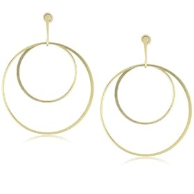 Kenneth Cole New York Large Gold Gypsy Hoop Earring