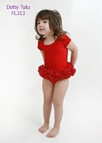 BABY POLKA DOT TUTU IN RED 18-24 mths