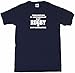 99 Volts Education is Important But Rugby is Importanter Men's Tee Shirt Medium-Navy