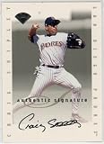 Craig Shipley San Diego Padres 1996 Leaf Extended Autographs #182 Baseball Card