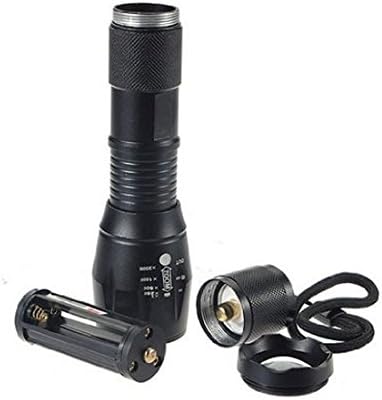 E17 Flashlight Torch CREE XM-L T6 LED Handheld Light Zoomable Waterproof 2000 Lumens